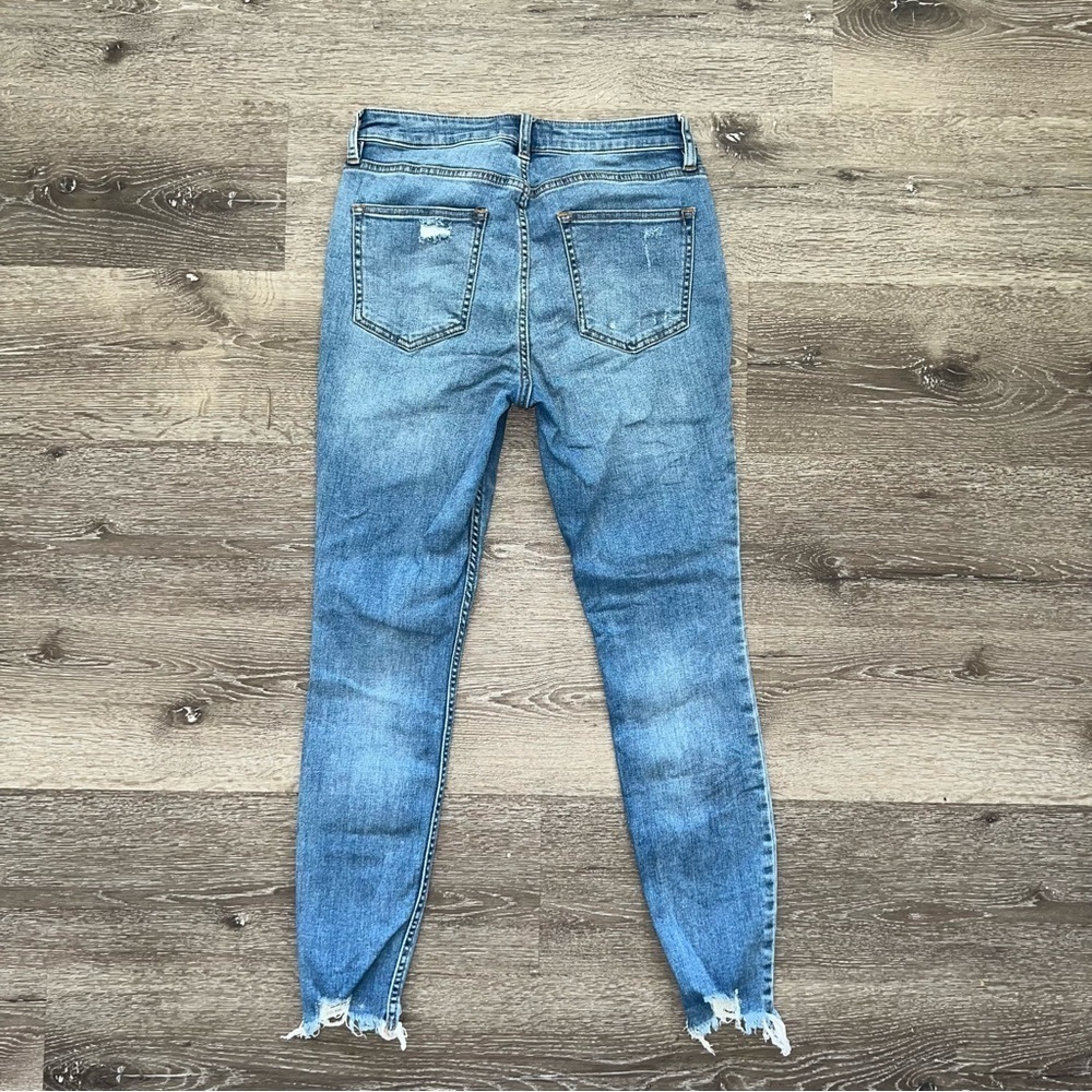 Free People We The Free Crvy Curvy Ankle Skinny Jeans Size 28 Regular - Picture 5 of 8